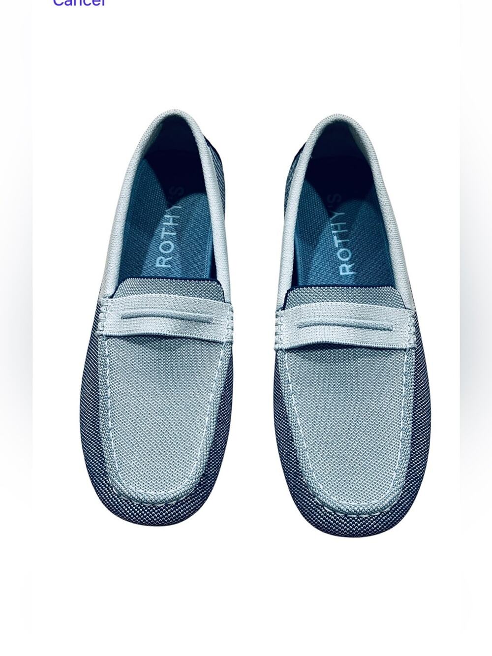 Rothys driver "Santorini Blue" Loafers Size 11.5